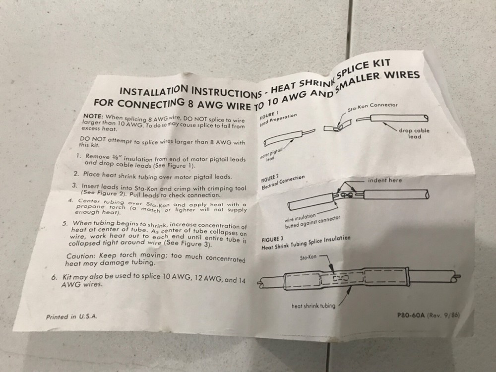 Flotec TC2172-01 Wire Splice Kit