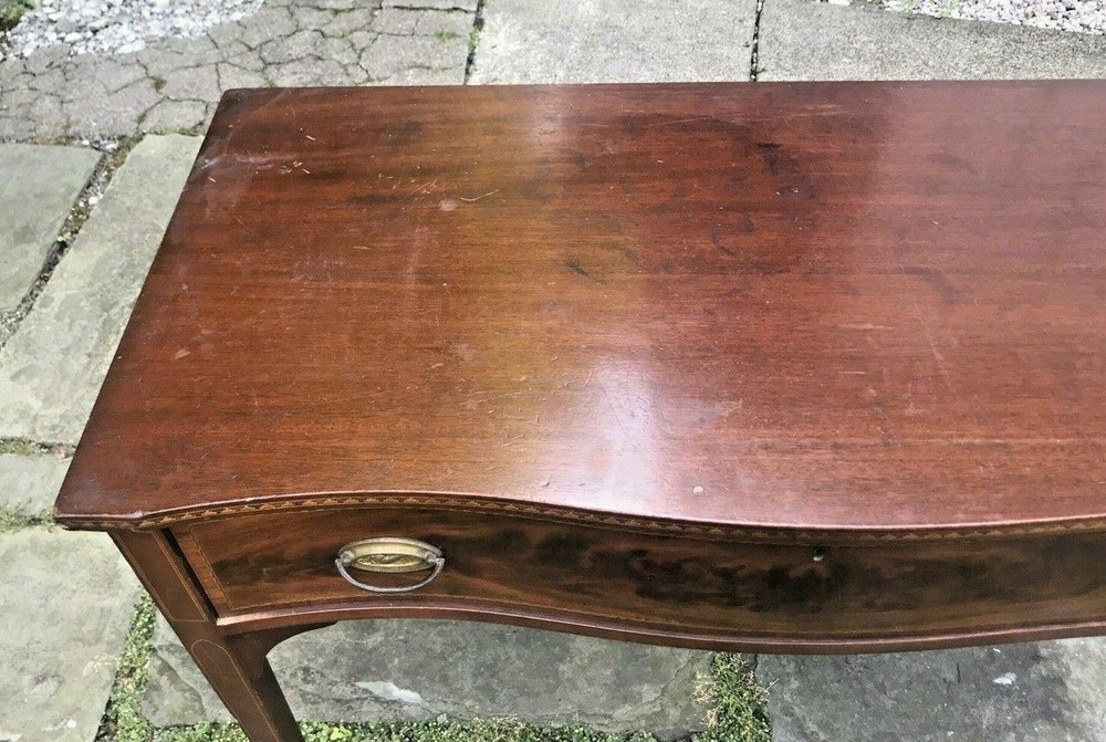 VINTAGE ANTIQUE INLAY MAHOGANY SIDEBOARD SERVER