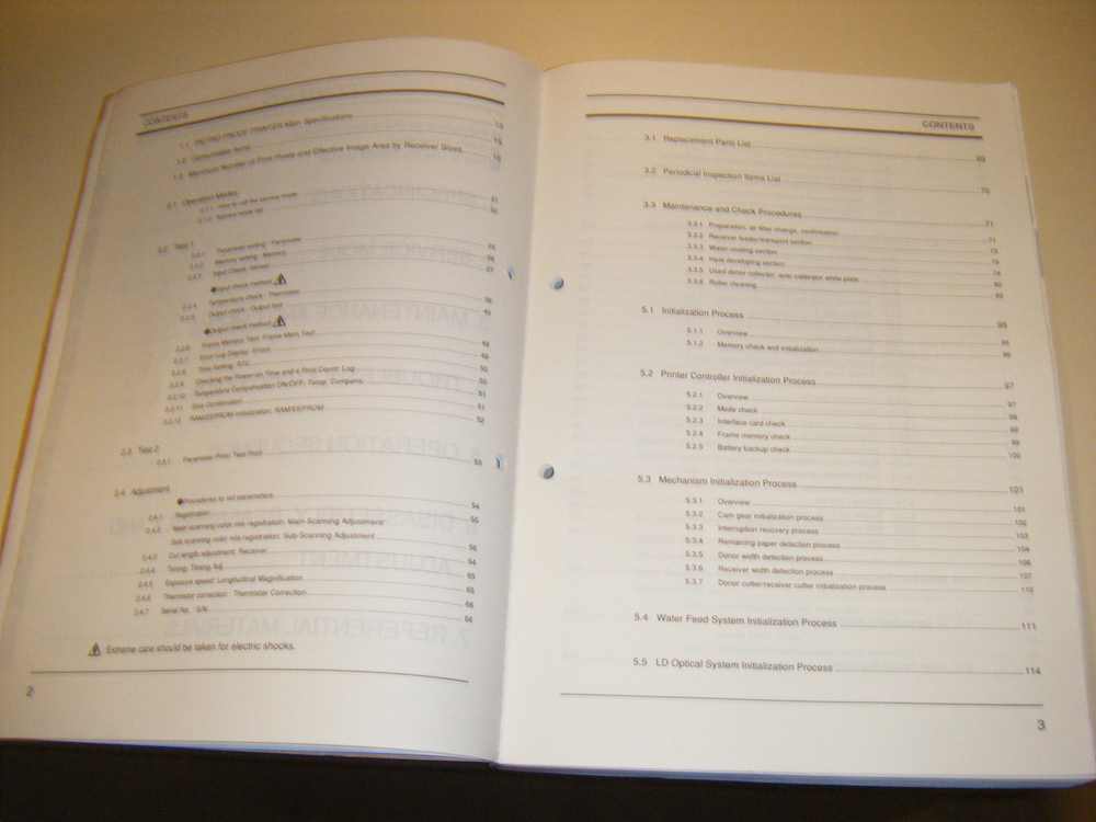 FUJI PICTROPROOF SERVICE MANUAL