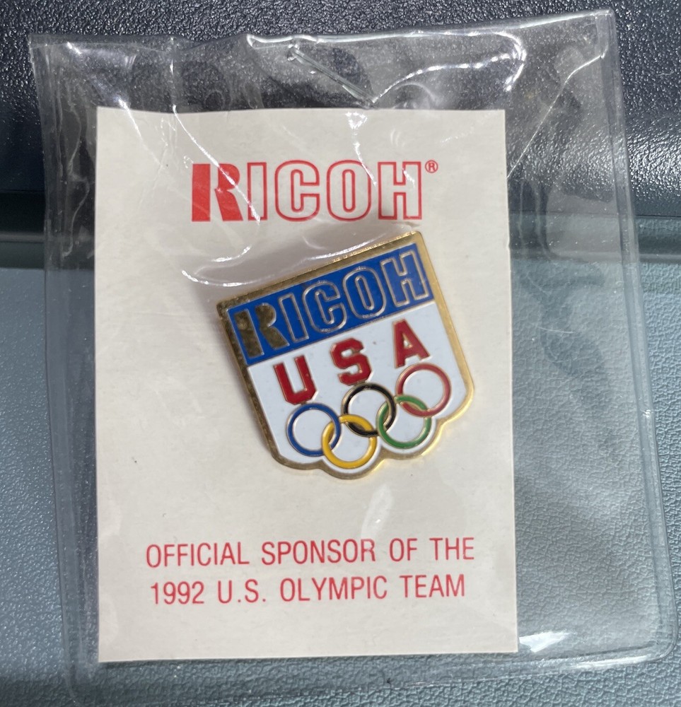 1992 U.S. Olympics Ricoh Pin NEW