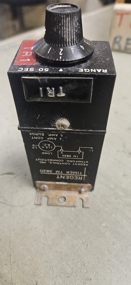 Regent TM 3820 Timer Units 115VAC 5 Sec. Range
