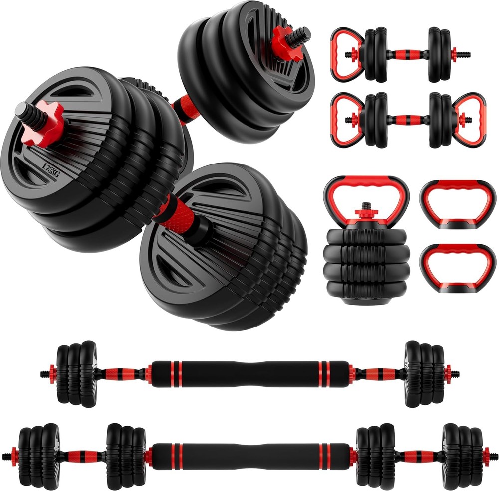 5-in-1 Adjustable Dumbbell Set 10-90lbs
