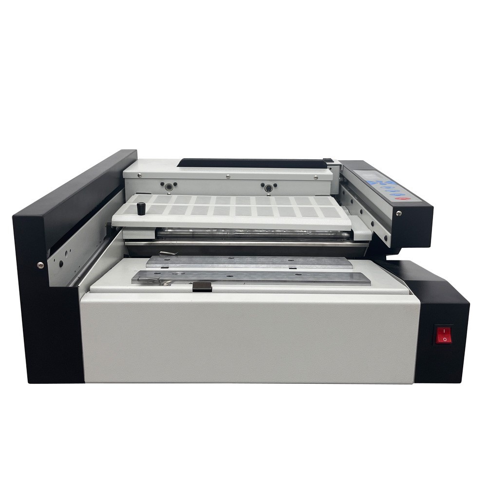 110V Book Binding Glue Binder Upgrade Perfect Binding Machine with LCD Screen US