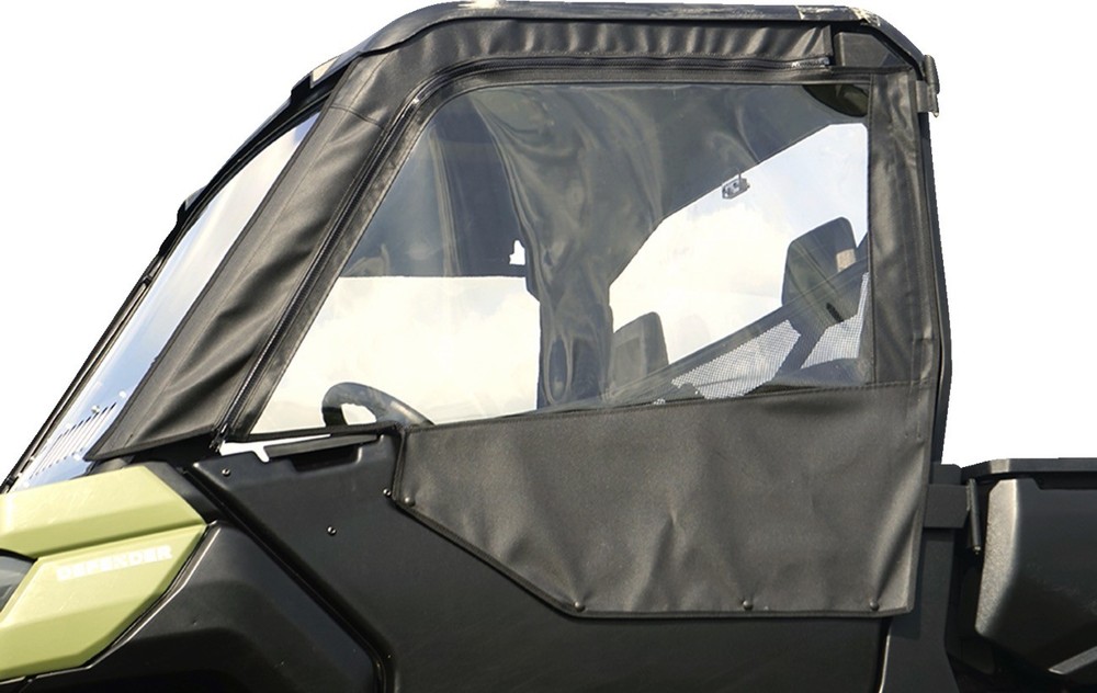 SEIZMIK 51-20987 Soft Upper Doors - Black - Can-Am Defender