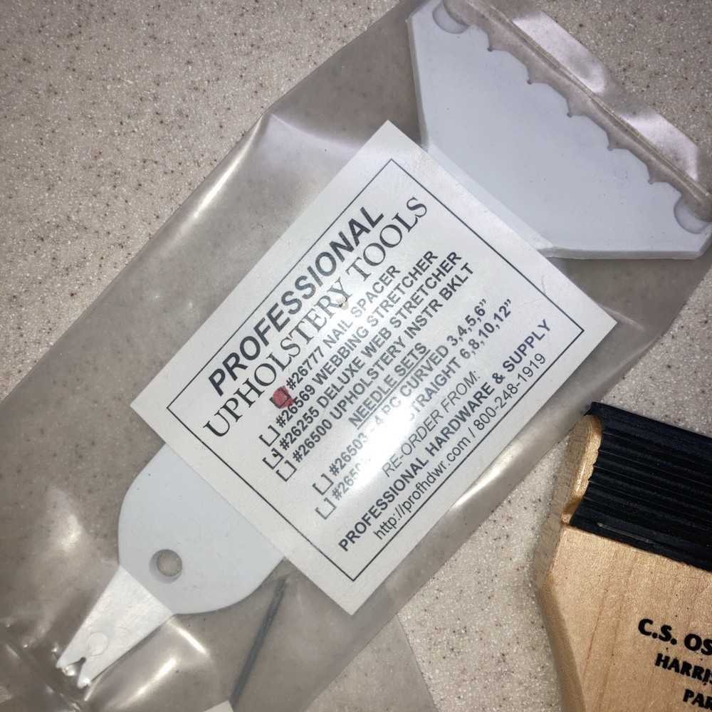 C.S. Osborne & Co Upholstery Kit Tools & Instructions