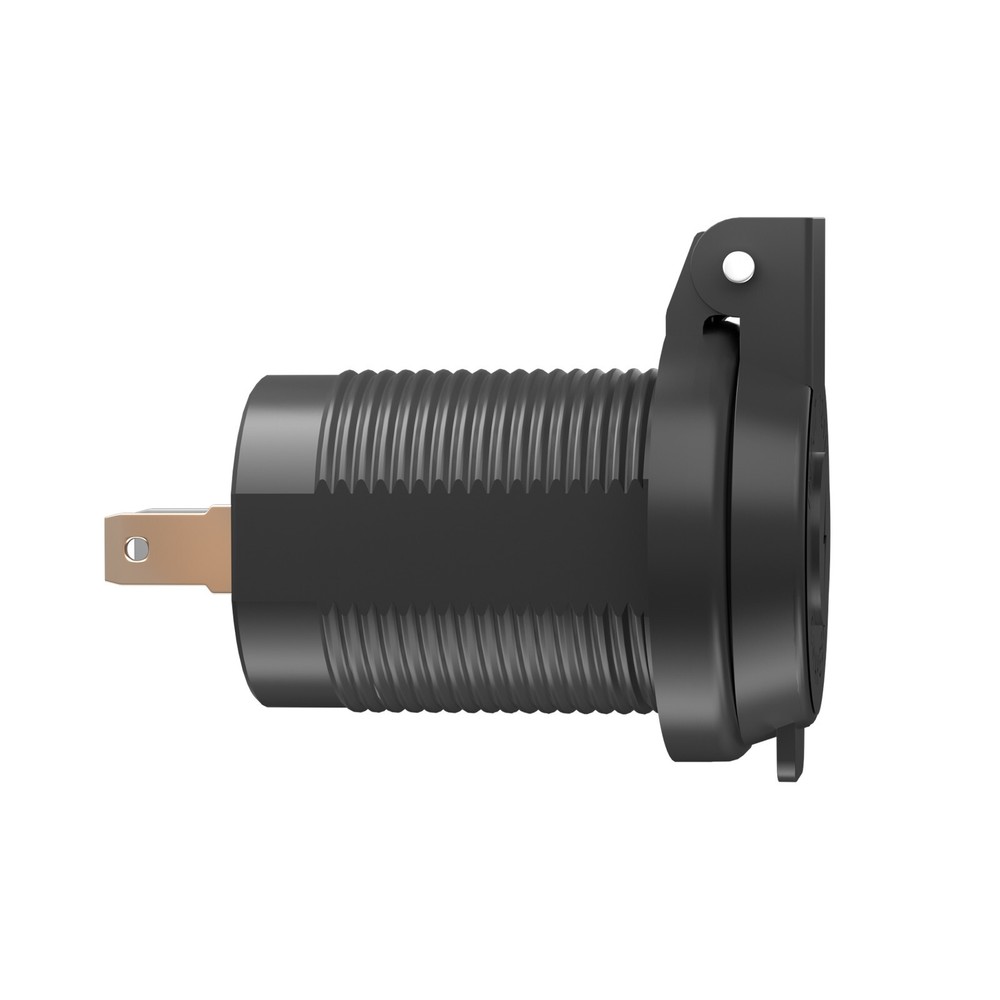 Motorcycle Charger Cigarette Lighter Socket 2 USB Type-C Charging Power Outlet