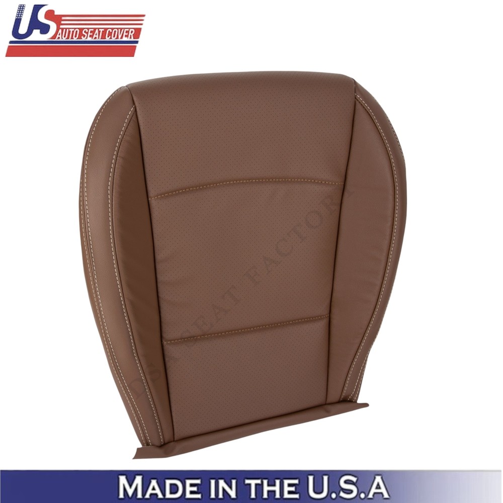 2015-2017 For Subaru Outback Leatherette Driver Bottom Seat Cover Java Brown