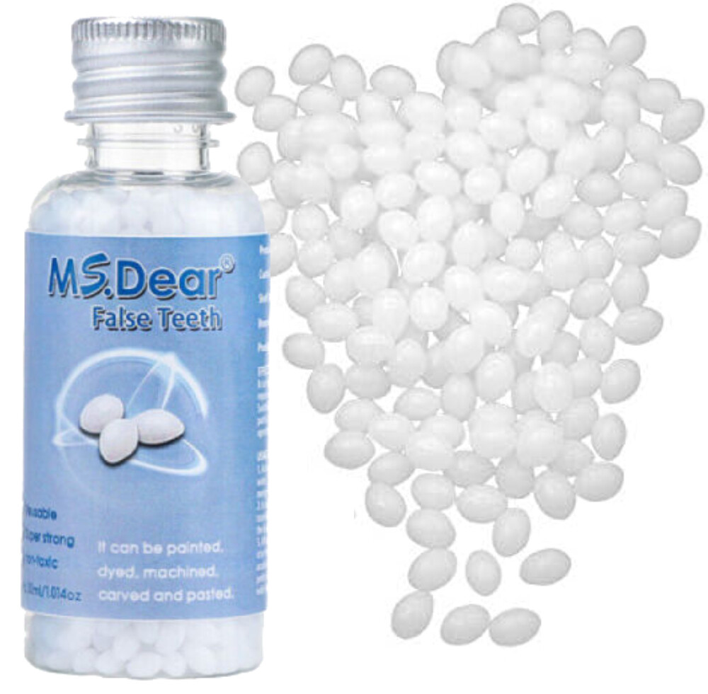 Tooth Solid Gel Temporary Repair Kit Moldable Thermal Fitting Bead Teeth 30ml