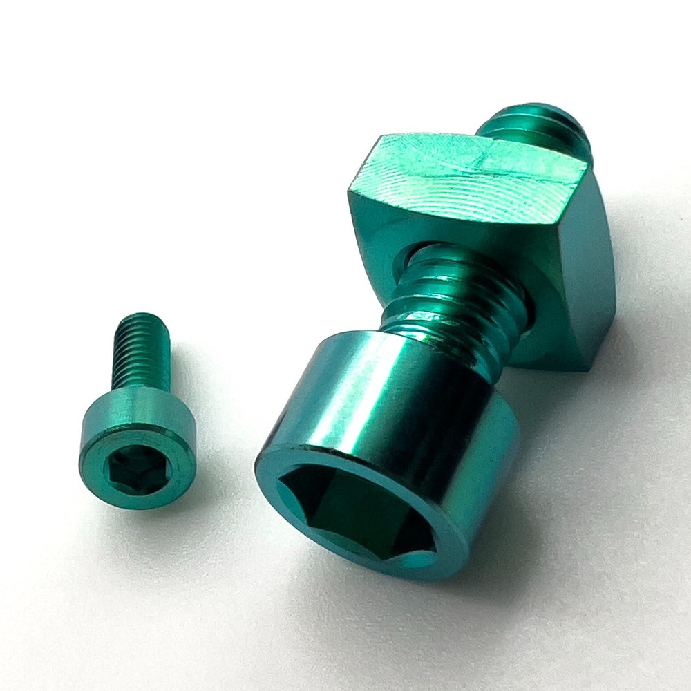 Titanium MTB Fork Bolts for Fox 36/38 Fork - Green