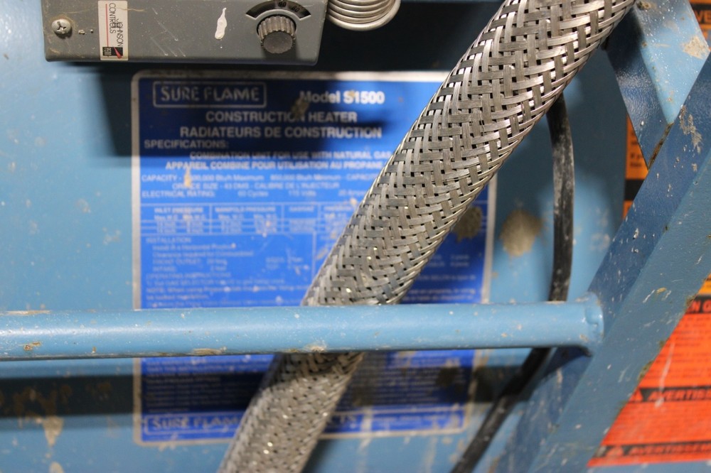 SURE FLAME S1500 HEATER PROPANE/NATL GAS 500,000 BTU THERMOSTAT CONTROLLED