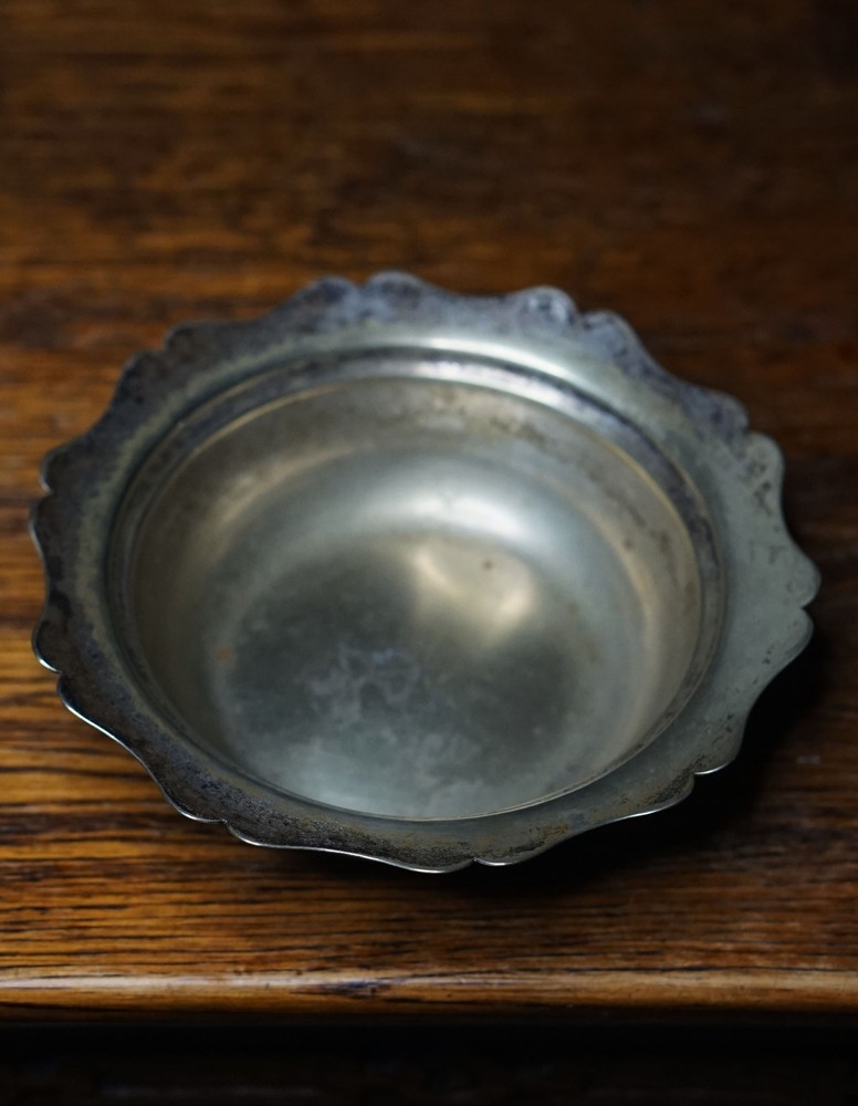 Vintage Silver Plated Bowl Decorative Serving Dish 17cm