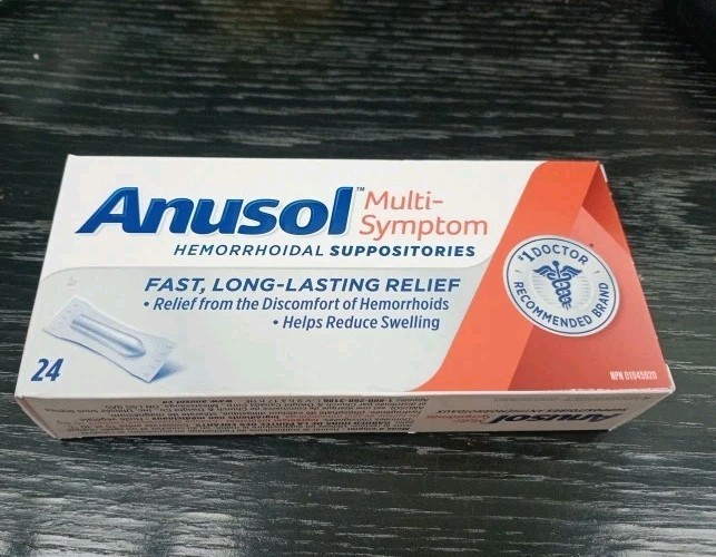 2× ANUSOL MULTI-SYMPTOM SUPPOSITORIES . EXP:-05/2028. "No Tarif" WE PAY
