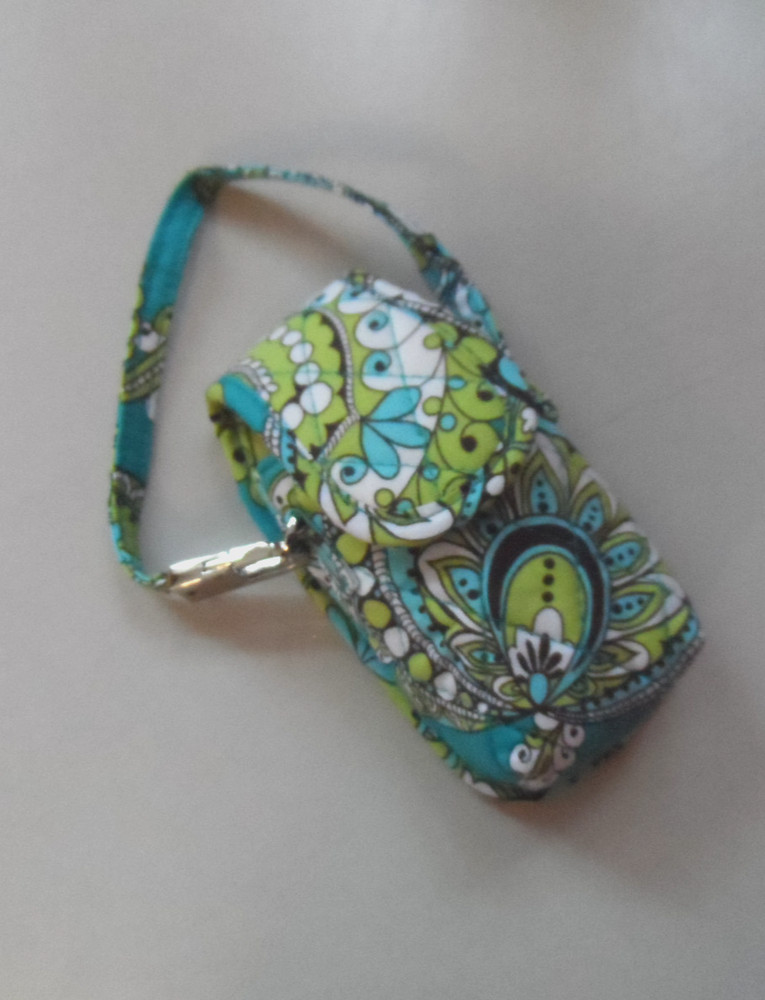 Vera Bradley cell phone cover in Peacock pattern
