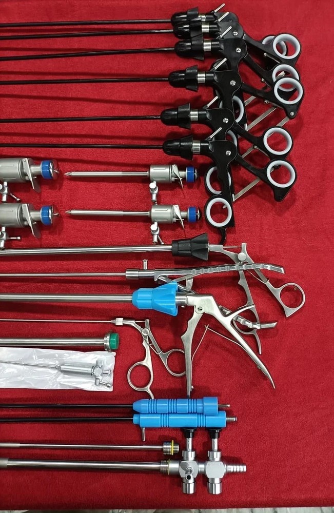 21pc - Laparoscopic Surgery Set SS High Quality Reusable Instruments