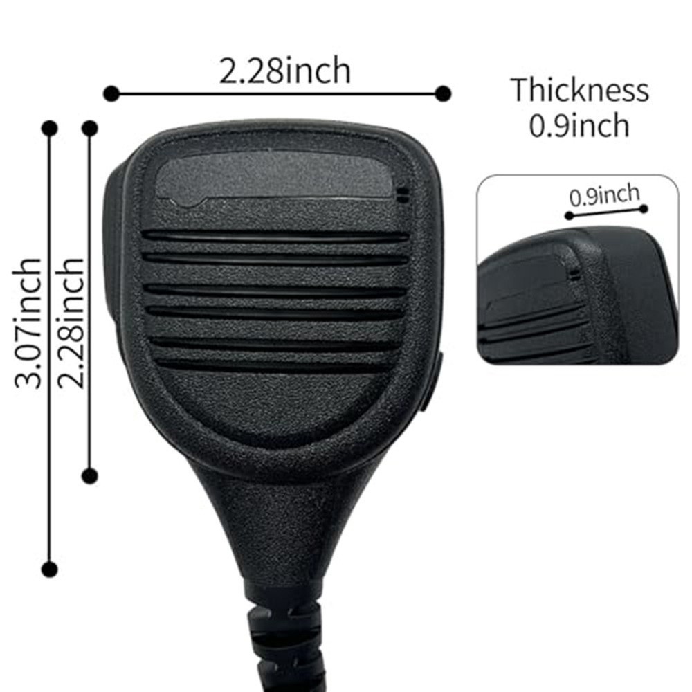 Replacement Accessory For Outdoor Work Speaker Mic Smooth PTT Operation