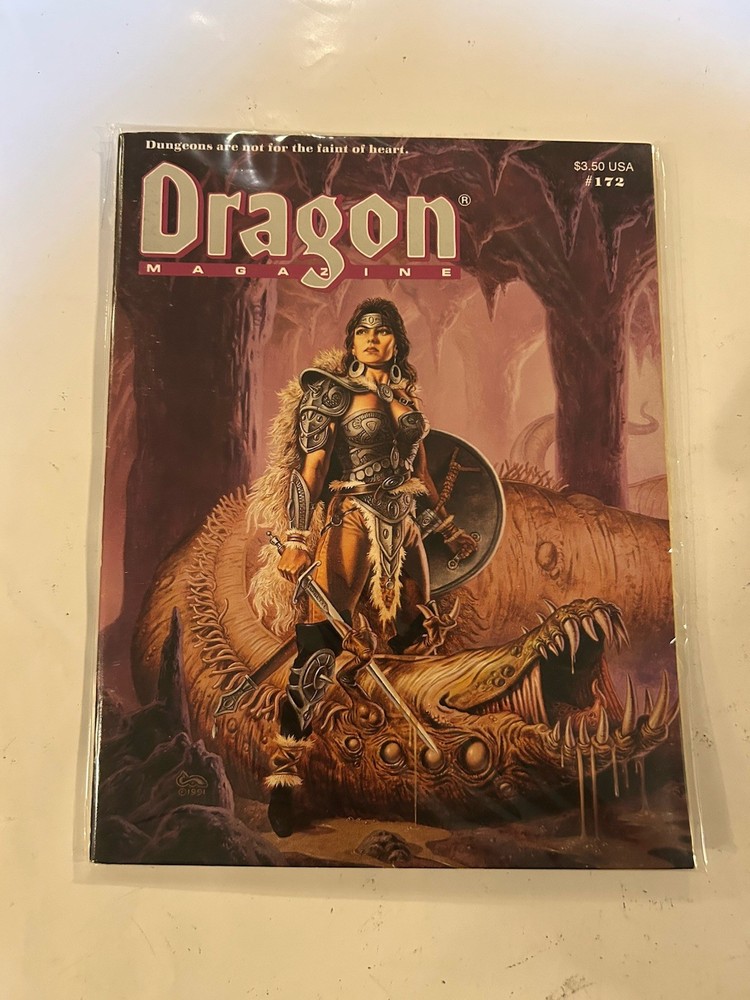 TSR: Dragon Magazine: Issue 172