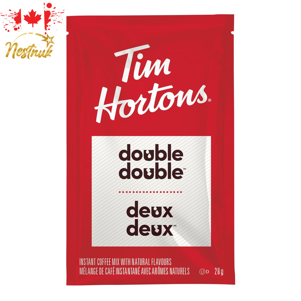 Tim Hortons Double Double Instant Coffee Packets | 8 Count