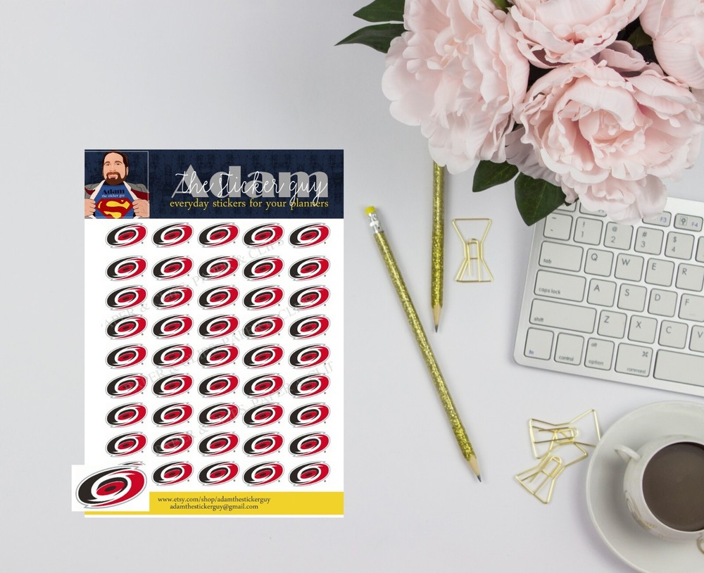 Carolina Hurricanes Planner Stickers