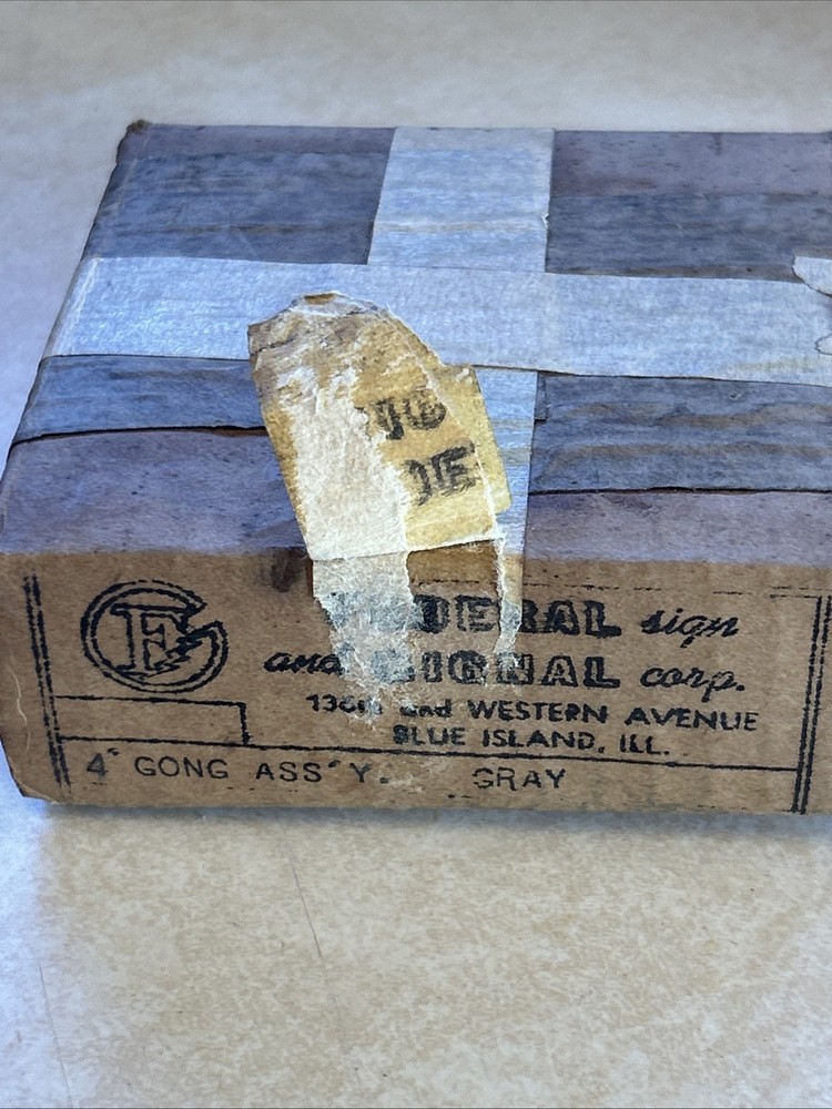 Federal Gong Bell 4” Ass’y Grey