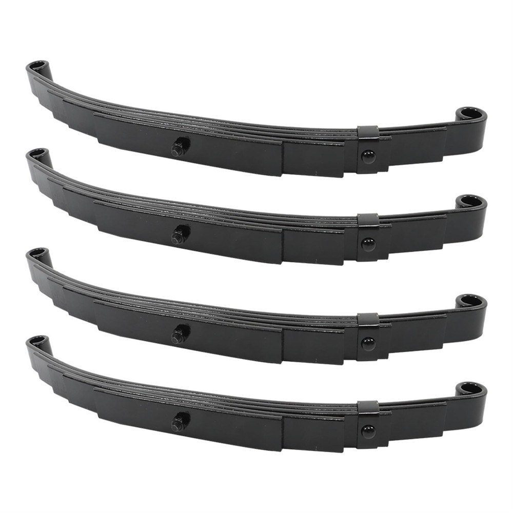 4 Trailer Leaf Spring 5 Leaf Double Eye 3000bs Cap for 6000lbs Axle