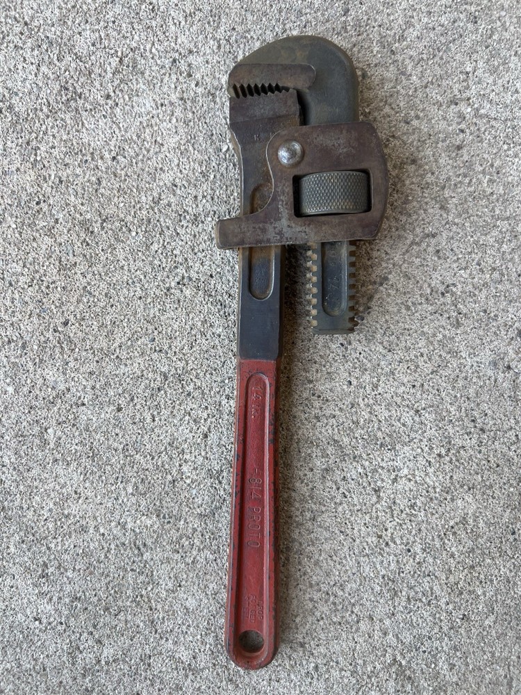 814 PROTO 14” Pipe Wrench - WORKING