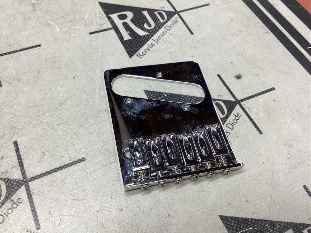 Fender Player Series Telecaster Guitar Bridge Plate Chrome