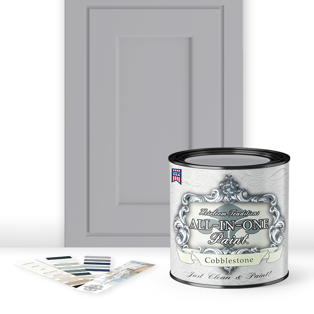 ALL-IN-ONE Paint 2 Quart Cabinet Paint Bundle - Cobblestone
