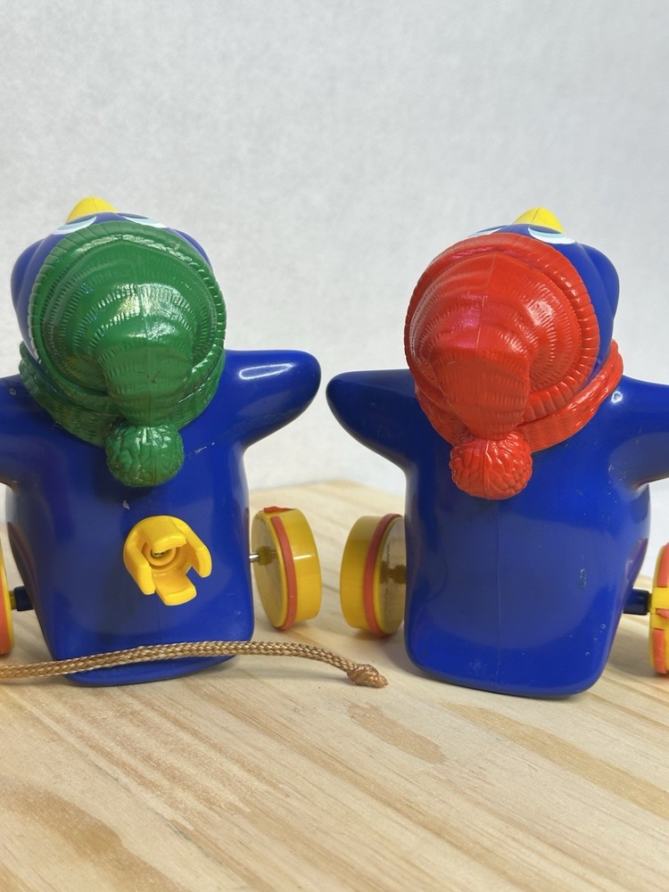 Vintage Pull Toy Penguins Set Of 3