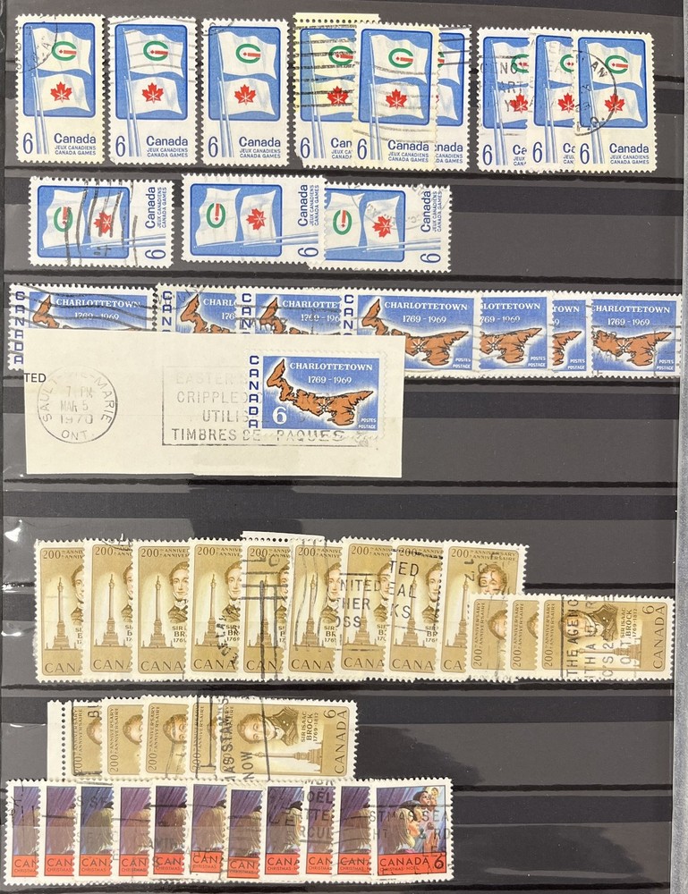 Canada Mid Period Mixture Used(Many 100s) DA1425