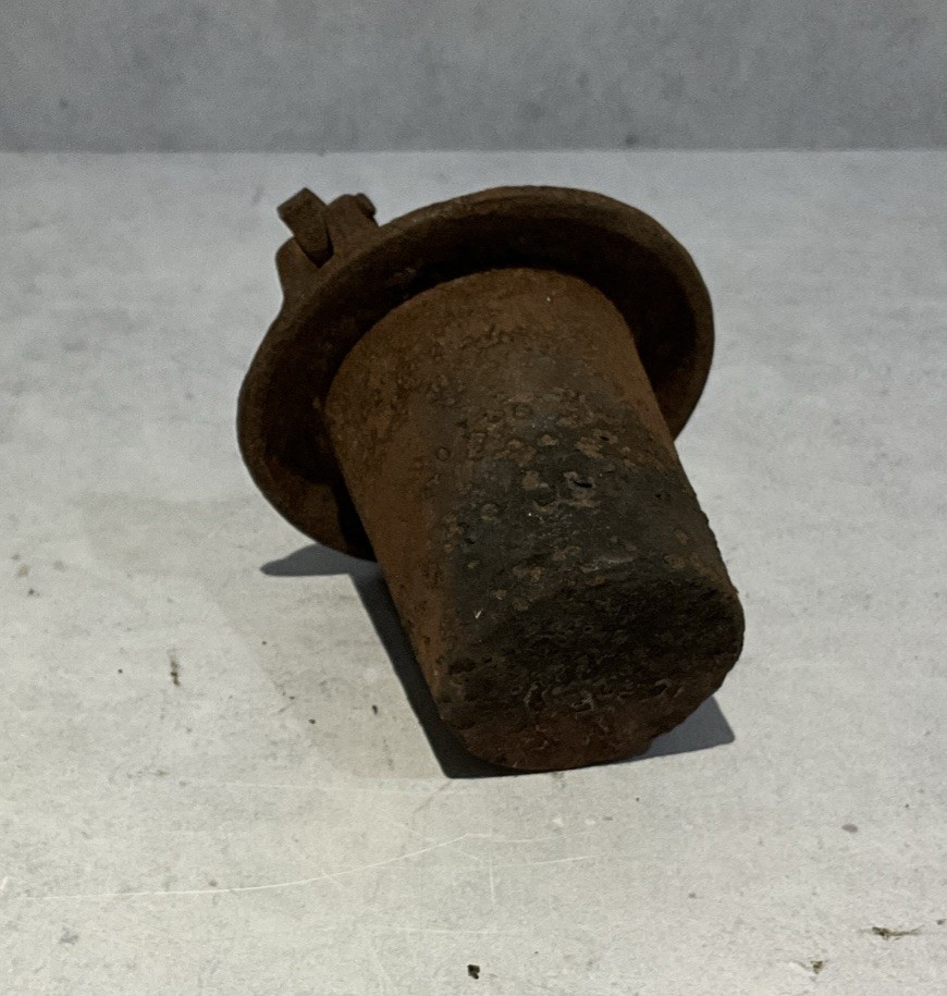 Antique Cast Iron Glue Pot Complete Primitive