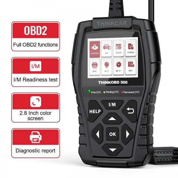 Thinkcar Car Check Engine Diagnostic OBD2 Scanner EOBD Fault Code Reader Tool US