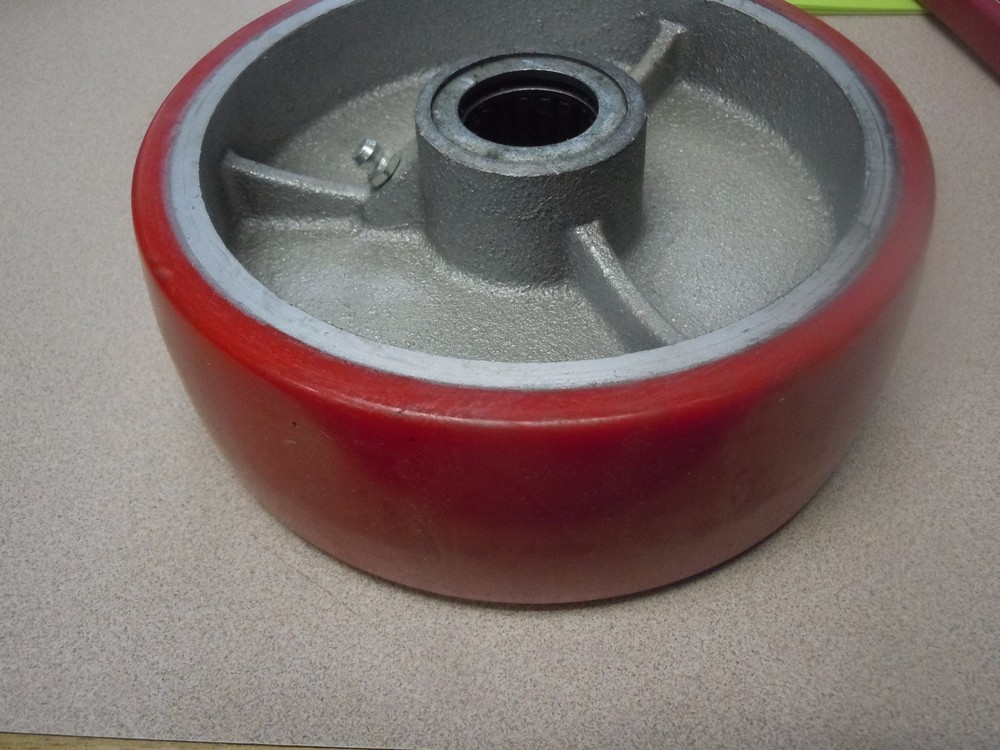 6" 2" 2-1/4" 1100 LB WHEEL. Pallet jack