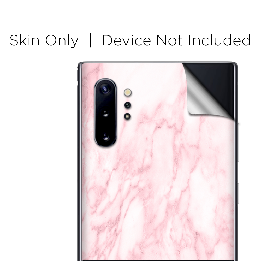 Skins Decal Wrap for Samsung Note 10 Plus Rose Pink Marble Pattern
