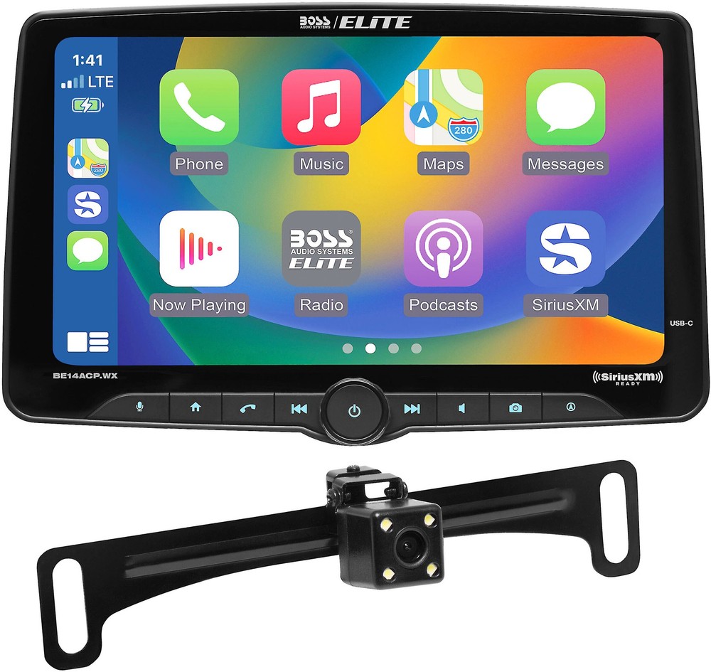 BOSS Audio Elite BE14ACP.WXC Digital Multimedia Receiver + Camera