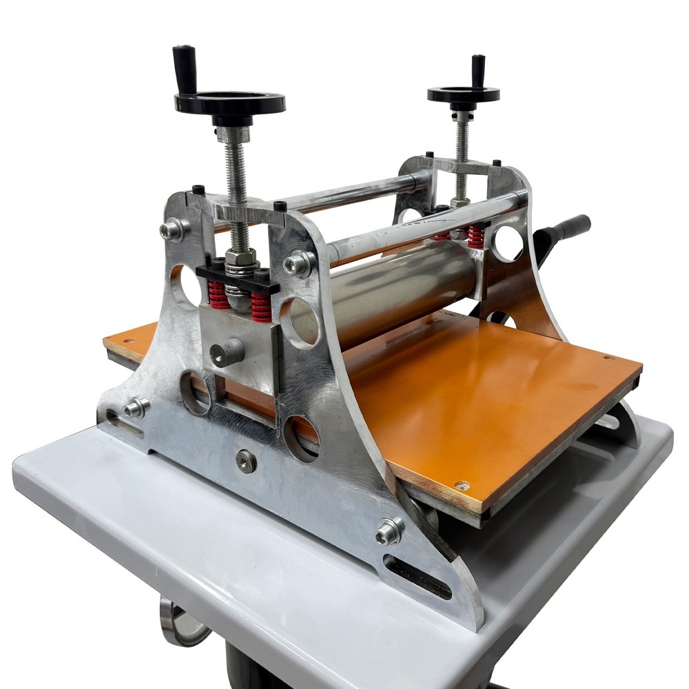 Printmaking Machine,Sculpture Turntable & Printmaking Press Combo Set 360° Rotat