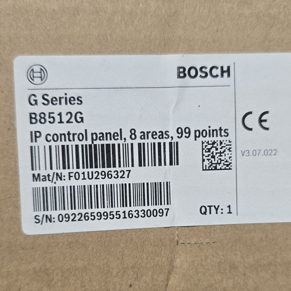 Bosch B8512G G Series IP Control Panel 8 Areas 99 Points Security Keypad