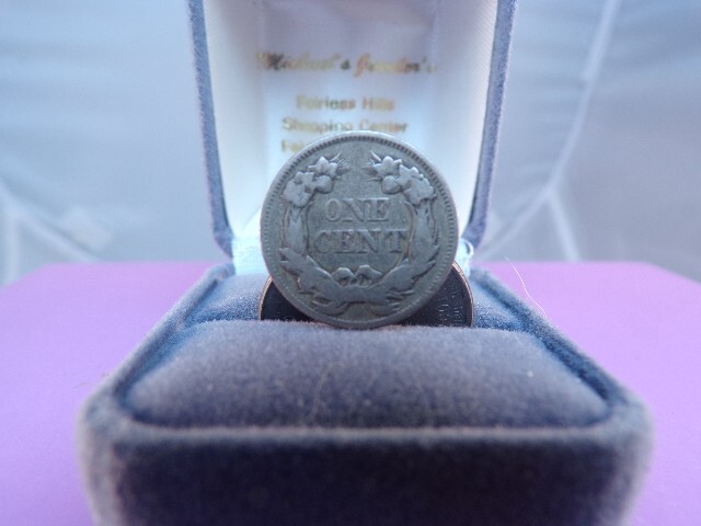 1857 Flying Eagle Cent / Penny @ C