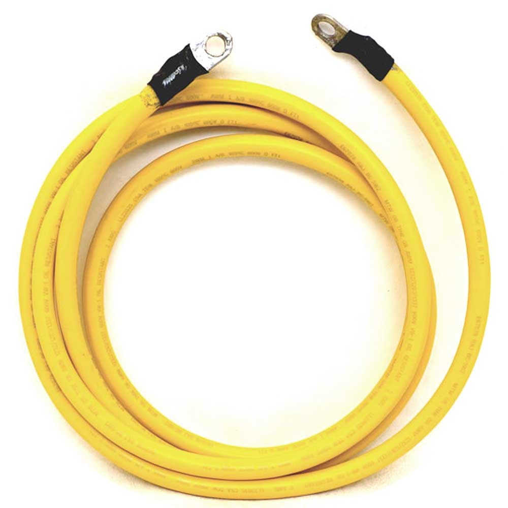 Boat Battery Cable | 2 Ft 2 Inches Yellow