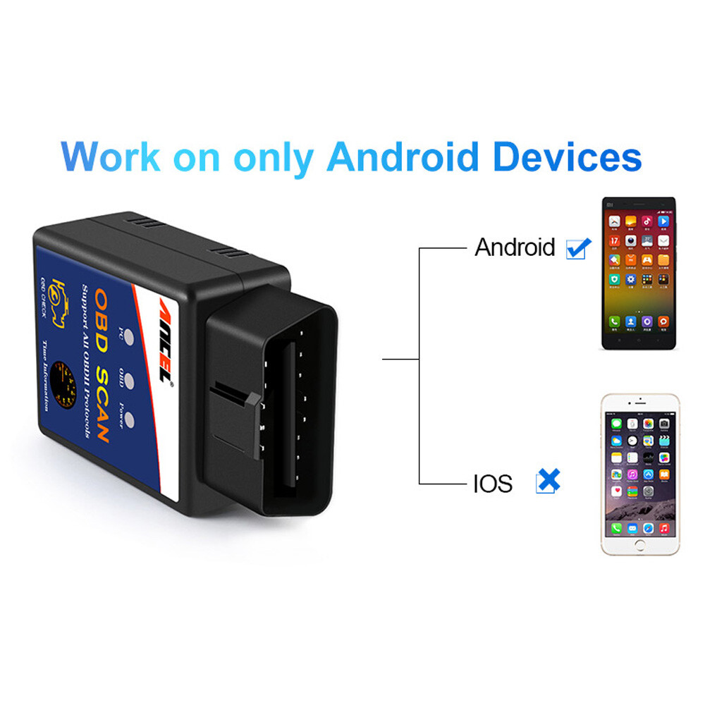 ELM327 OBD2 Code Reader Bluetooth Auto Interface Adapter Diagnostic for android
