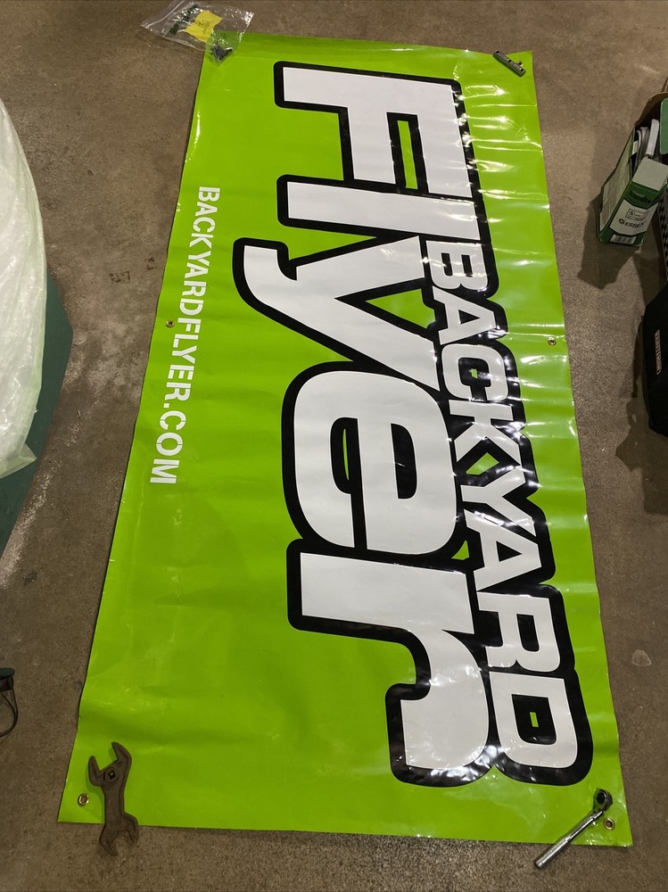 Backyard Flyer Vinyl Banner