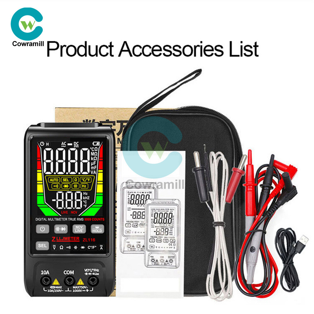 ZL116 Digital Multimeter Voltmeter AC DC Ammeter Ohmmeter Volt Meter Tester Ohm