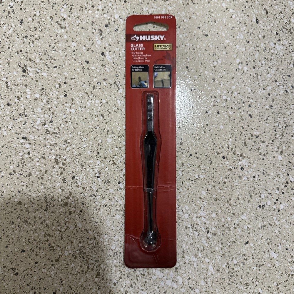 Husky 5” Glass Cutter, Carbide wheel
