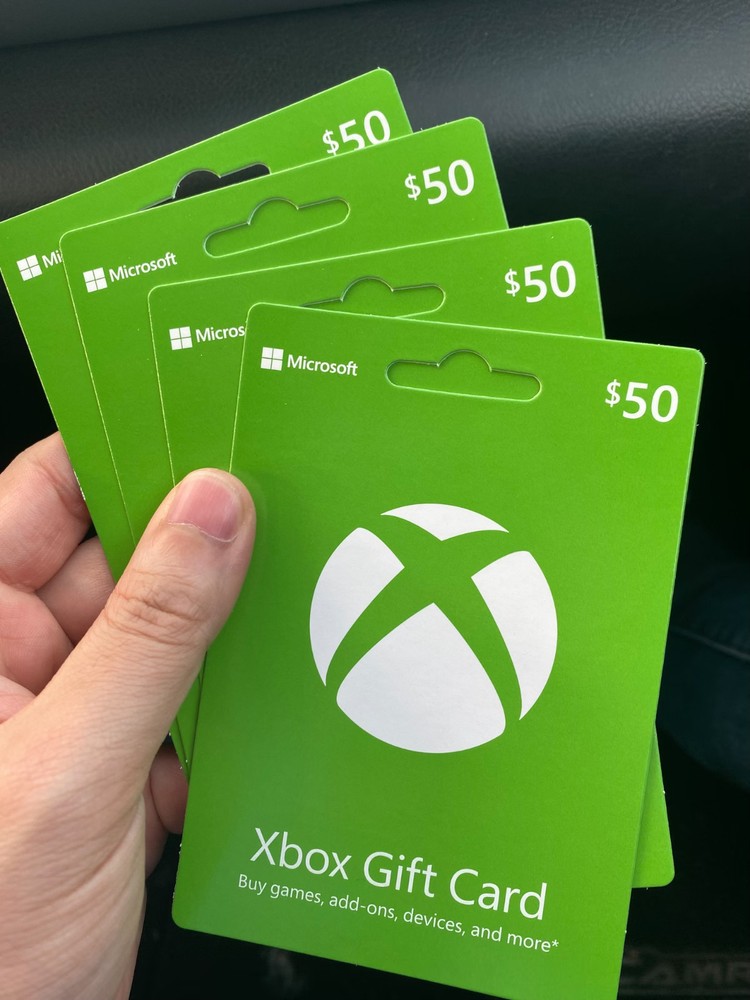 $50 Xbox Live Gift Card (unredeemed)