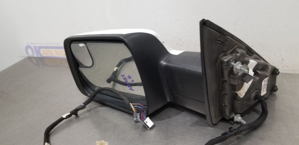 22 DODGE RAM 1500 SIDE VIEW POWER DOOR MIRROR LEFT DRIVER WHITE