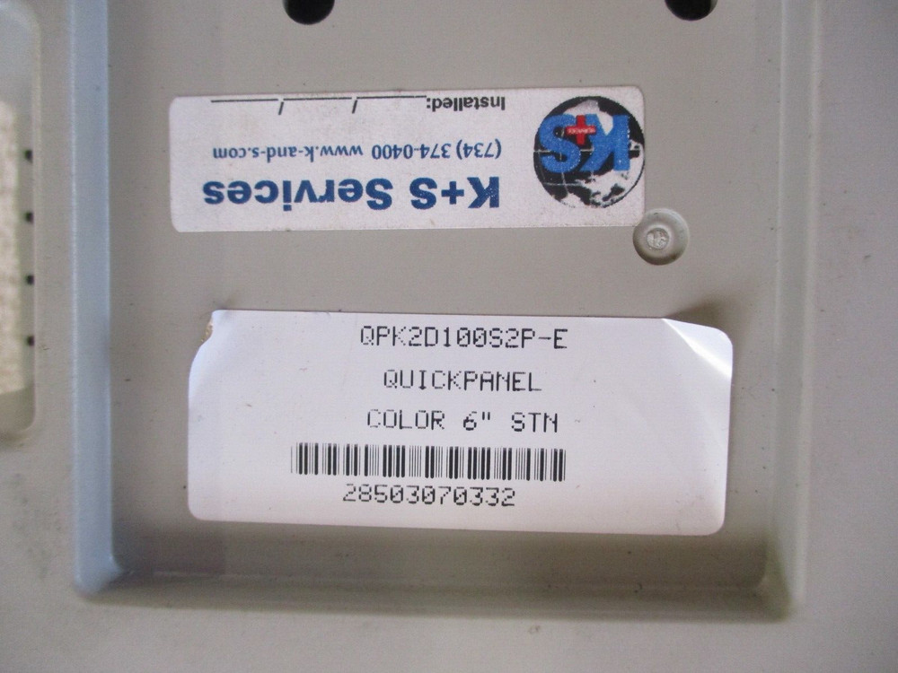 Pro-face TOTAL CONTROL QUICKPANEL jr Operator Interface QPK2D100S2P-E