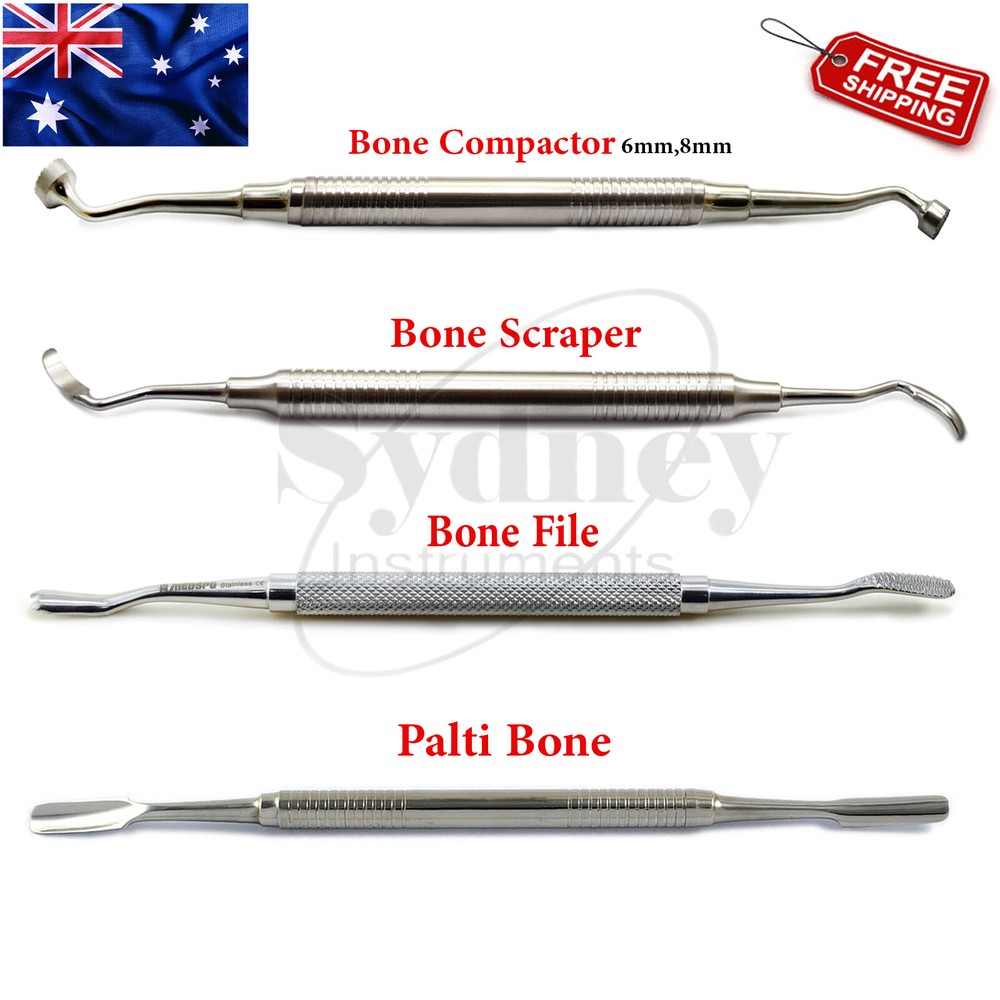 Dental Bone Scrapers Implants Collector Compactor Grafting Surgical Instruments