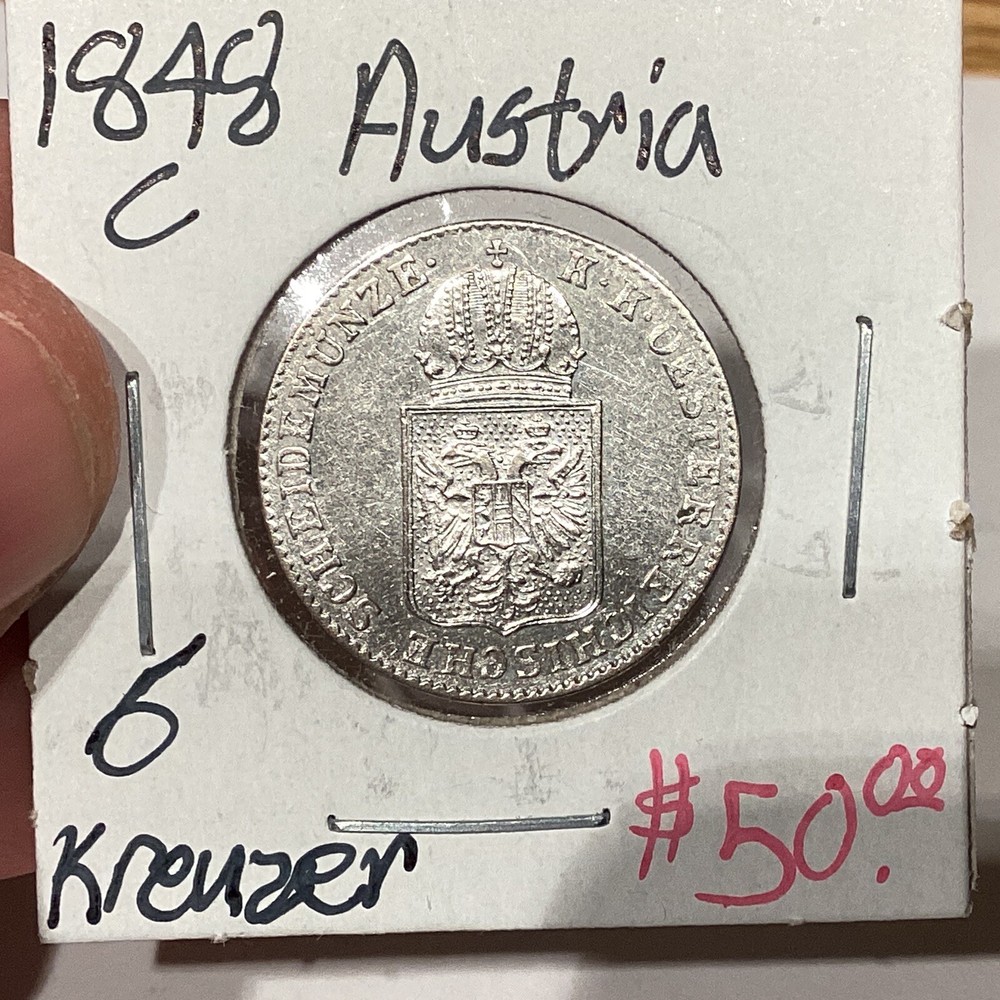 Austria 1848 C 6 Kreuzer