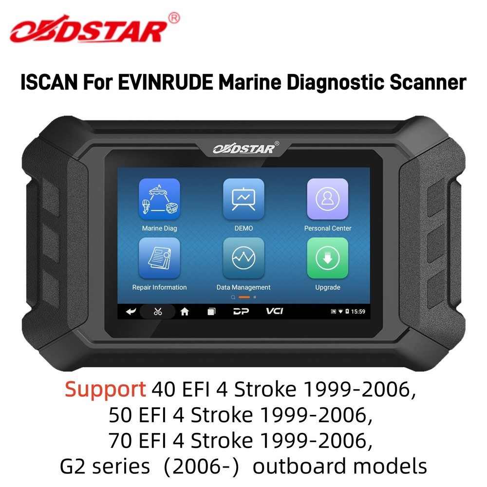 OBDSTAR ISCAN For EVINRUDE Marine Diagnostic Tool Support code reading/clearing