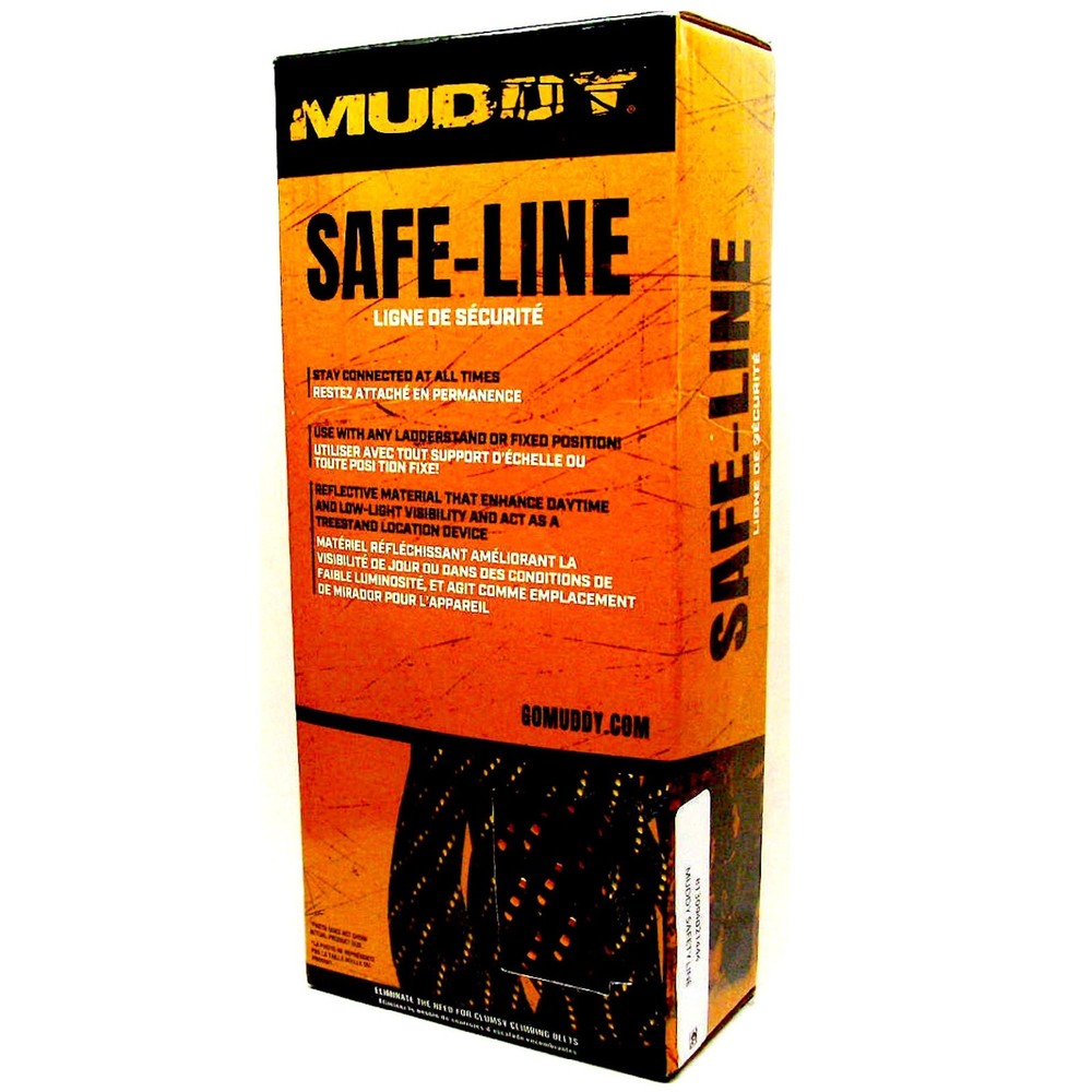 GSM MUDDY SAFE LINE ROPE SAFETY TREE HARNESS SYSTEM MODEL MUD-MSA500