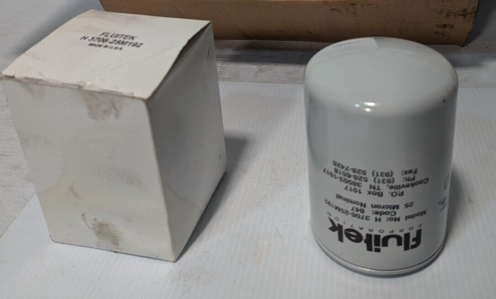 Fluitek H 3706-25M192 filter, 847 code, 25 micron normal